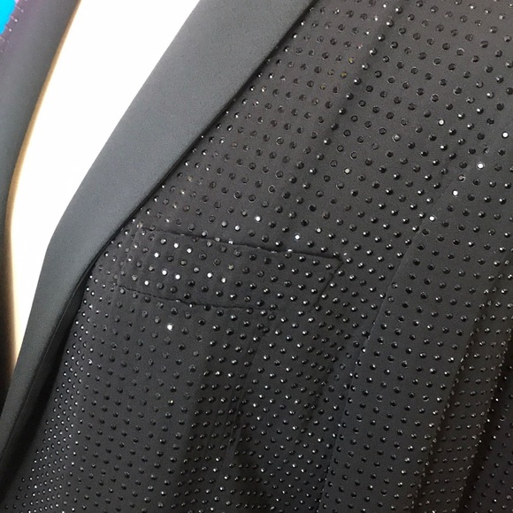 Gucci Black Silk Beaded Tuxedo Smoking Jacket - Picture 7 of 8